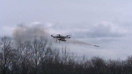 Shadowstrike Robotic Rockets Launching Drone