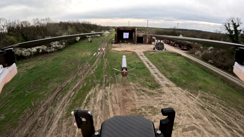 Shadowstrike Robotic Rockets Launching Drone